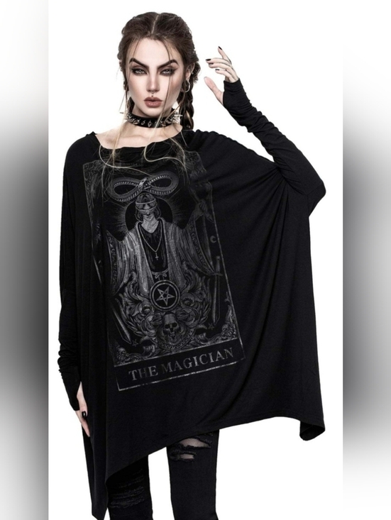 Killstar Tops - Killstar The Magician Tunic, VGUC WITH MANUFACTURING FLAW, Size XS